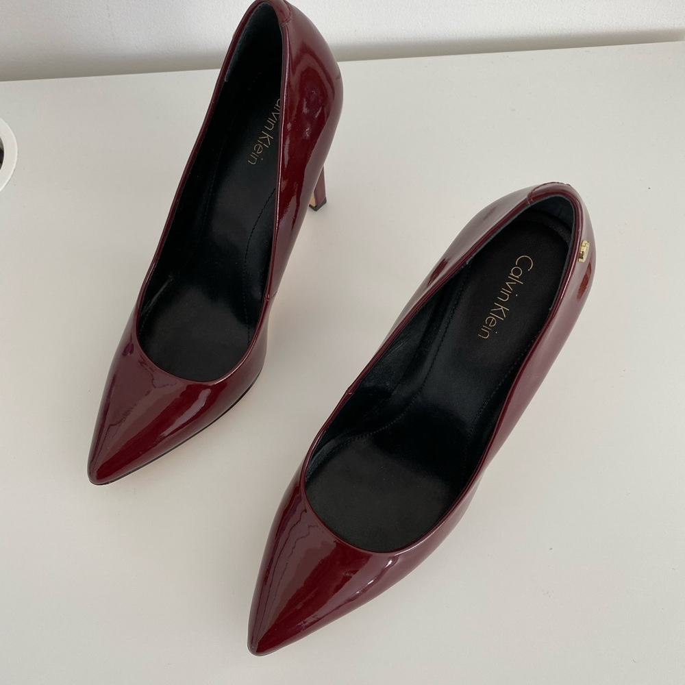 Calvin Klein red heels